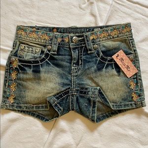 *NWT* Girls Miss Me Shorts Size 10 and 14